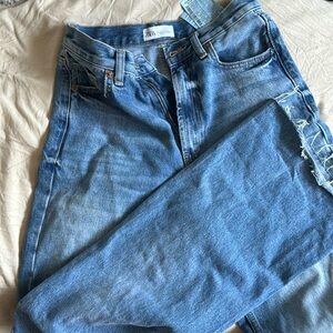 Zara jean’s high waste flare pants